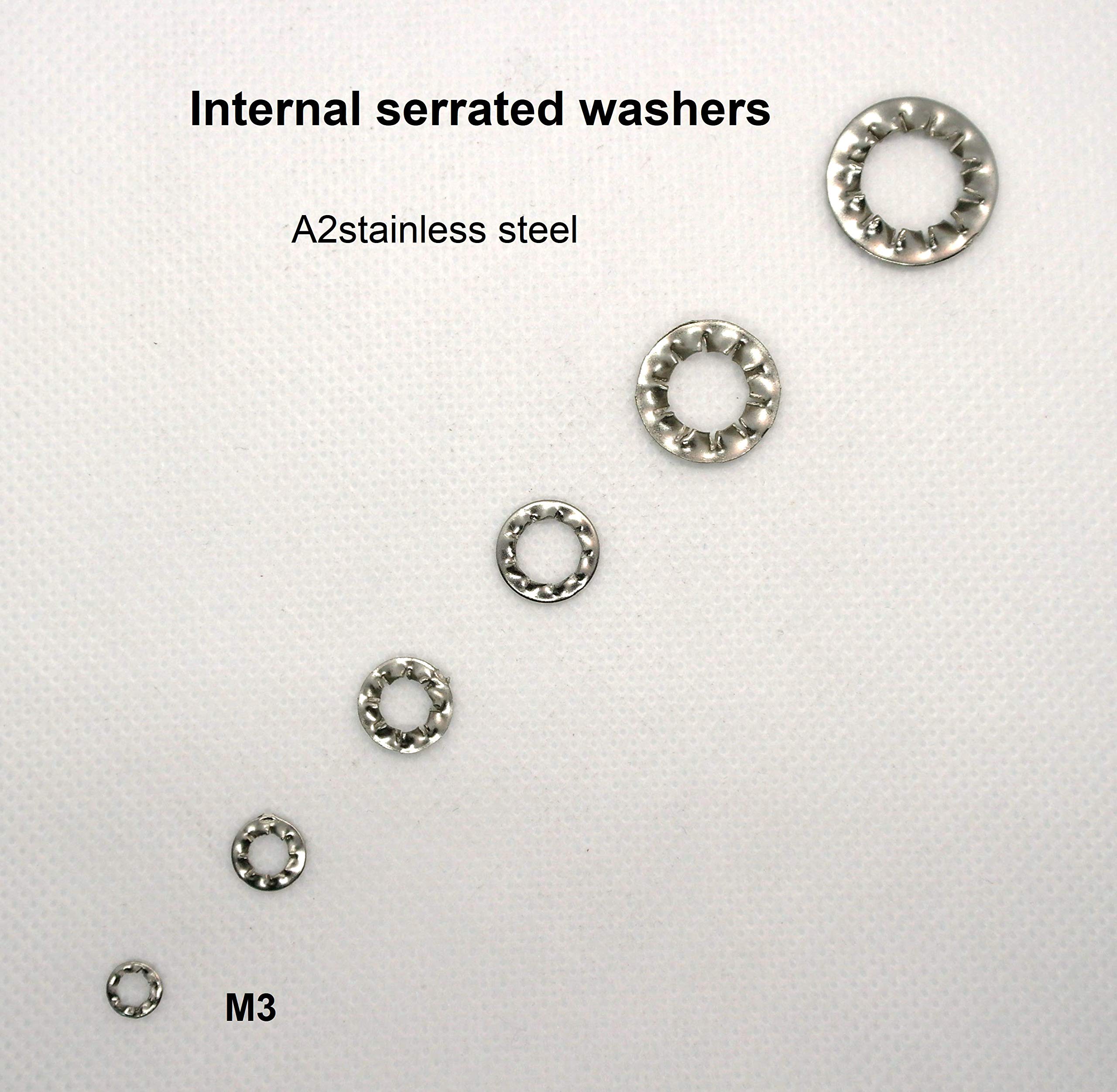 Acciaio Inox 304 Rondelle Di Sicurezza Seghettate In - M3-M16 - Foto 6