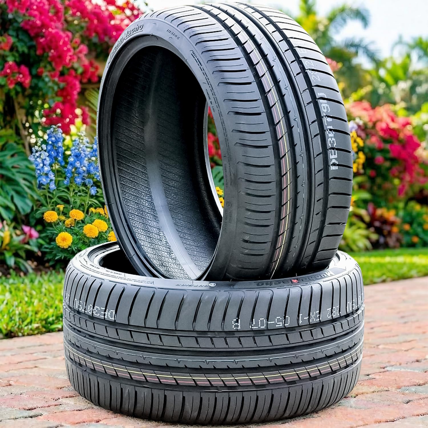 Tomomo Amazon.com: Set of 2 (TWO) Cosmo Tires MuchoMacho All-Season