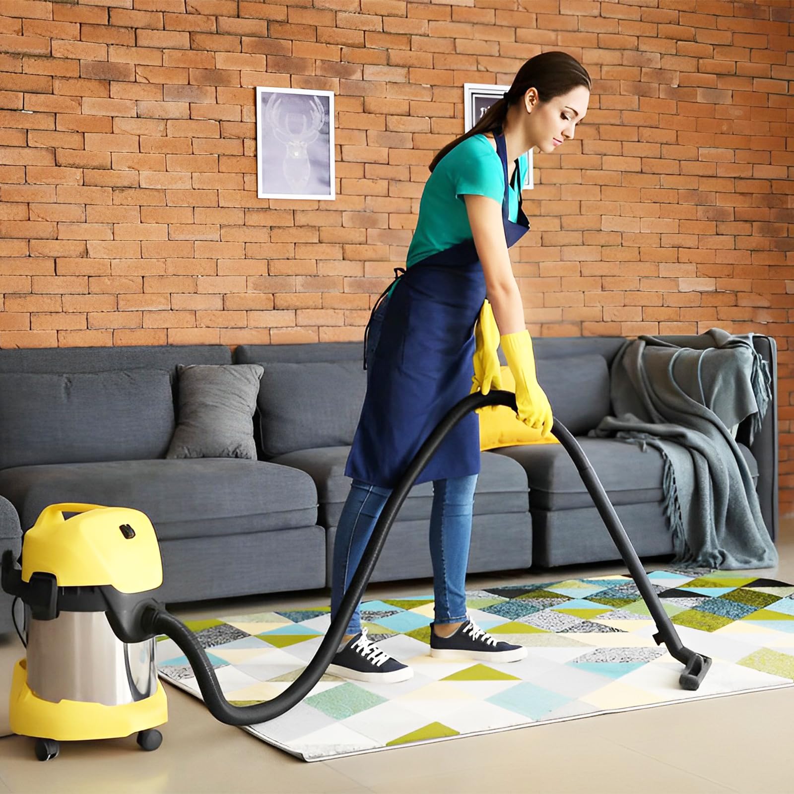 10 Sacchetti Aspirapolvere 6.959-130.0 - Carta Kraft, Per Modelli WD3 Series - Foto 7