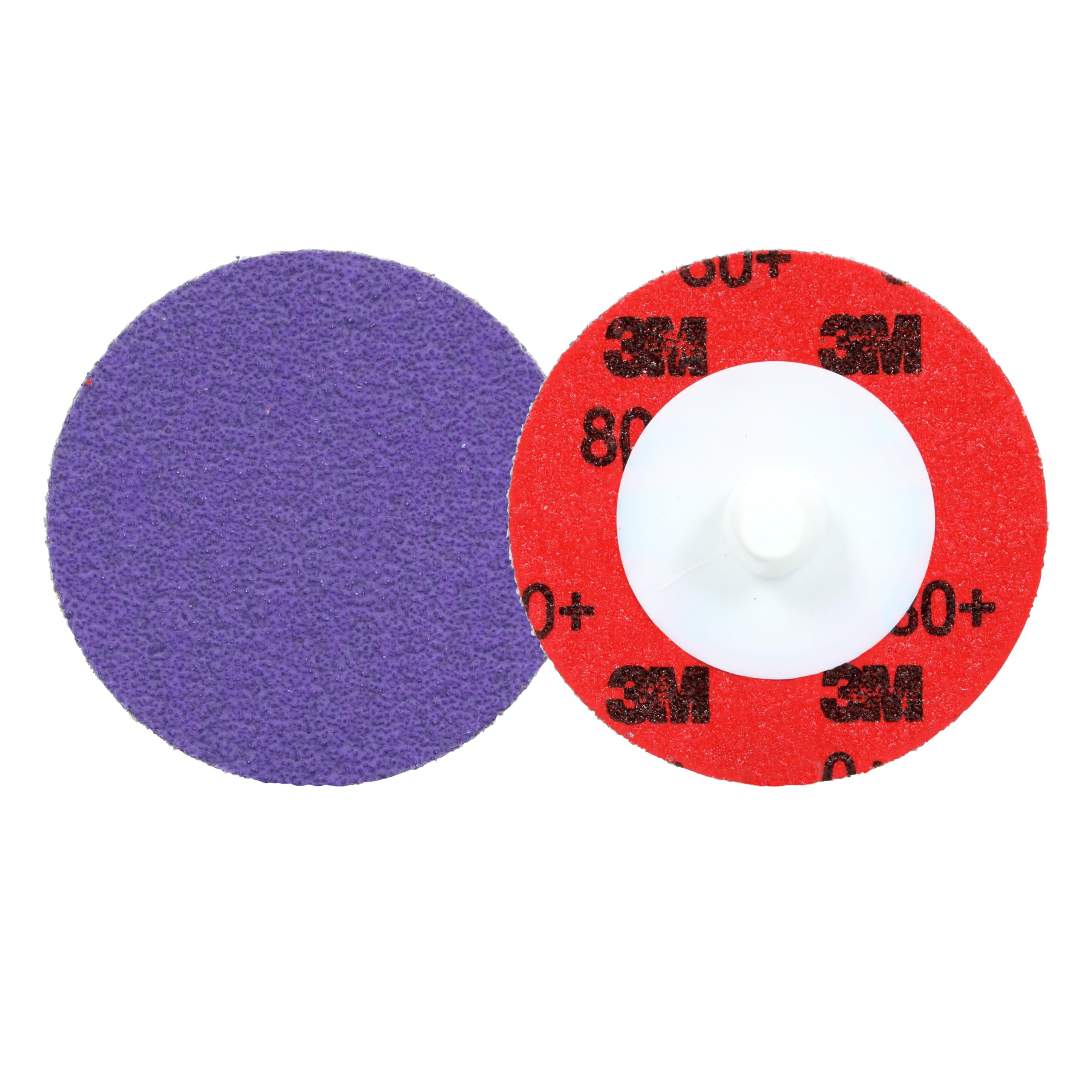 3M Cubitron 3 Roloc Disco de borde duradero 1184F, 80+ YF-weight, TR, 51 mm | Purple, 50/Carton