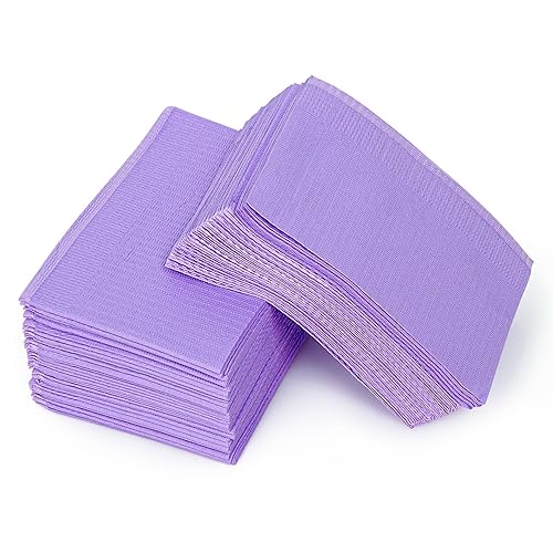 Juego de 50 piezas de puntas de uñas, 50 piezas impermeables, papel de arte, desechable, de 3 capas, impermeable, desechable, plegable, cojín de