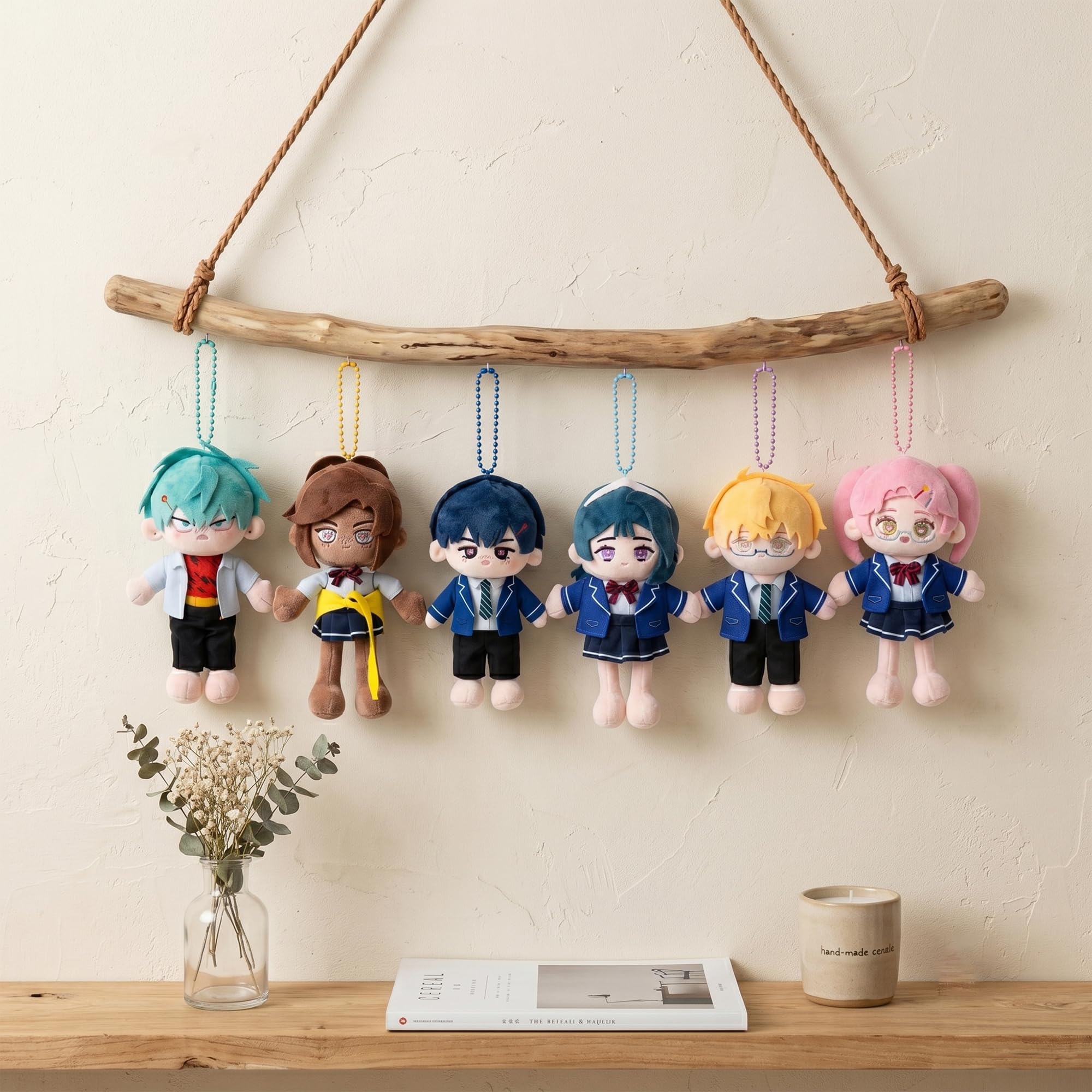 YJacuing Alien Stage Anakt Arts High School Blind Box Chibi Plüsch Taschenanhänger