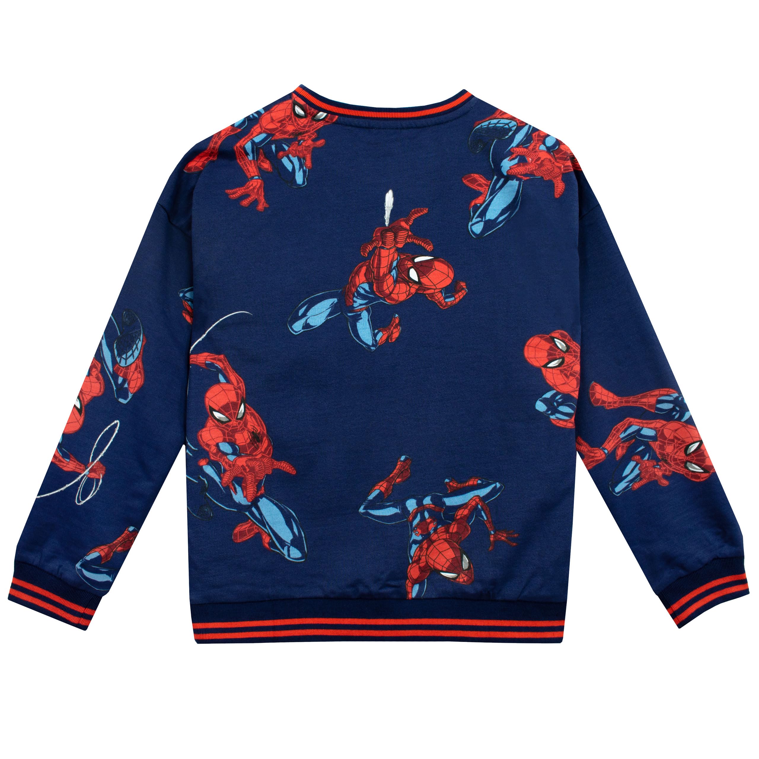 Komplet Spiderman od Marvel dla Chłopców | Bluza i Dresowe Spodnie dla Chłopców | Dres Spiderman dla Dzieci | Rozmiary od 2 do 12 lat | Oficjalna Odzież z Spidermanem