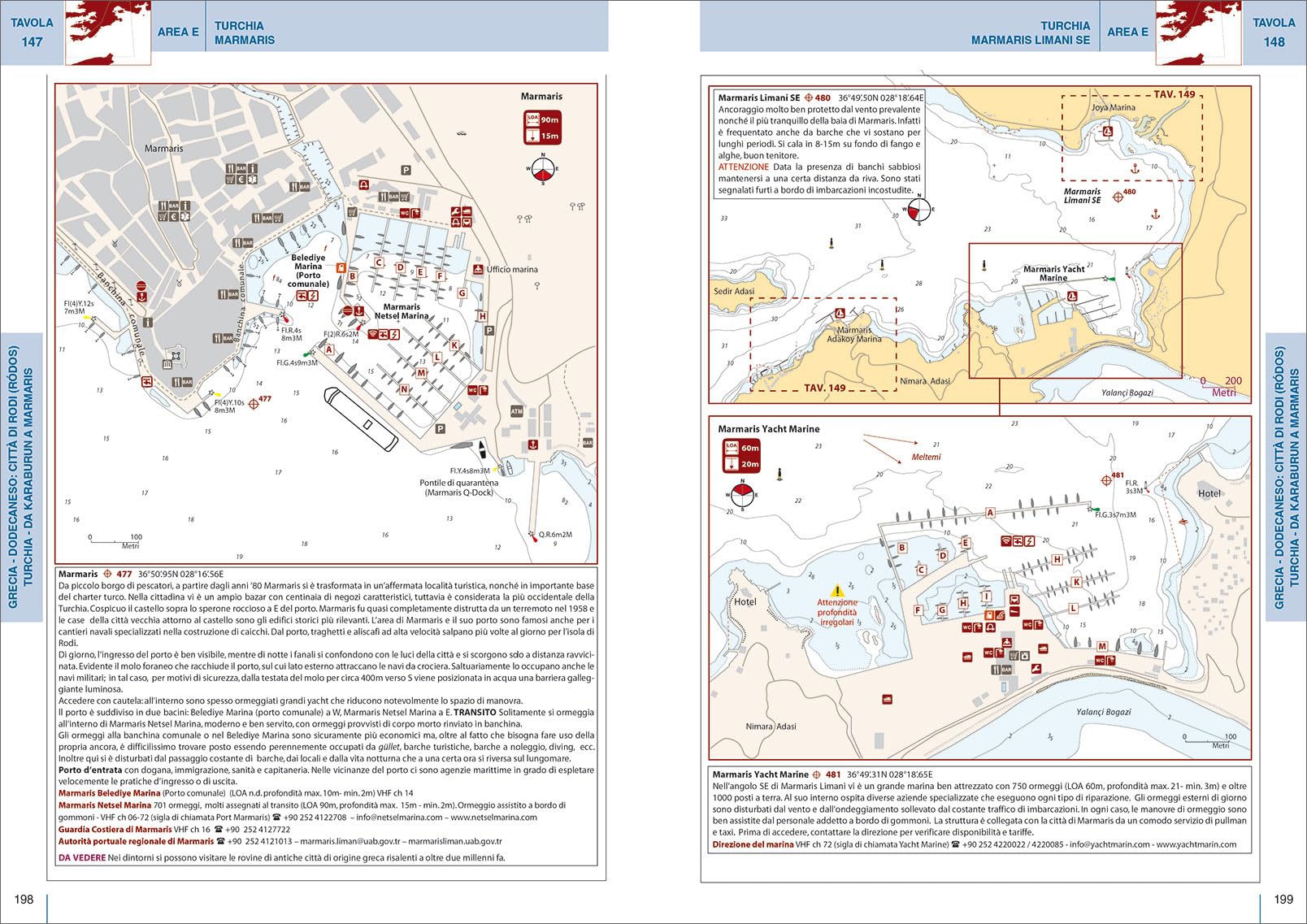 Turchia da Kuşadasi a Marmaris Grecia Samos, Ikaria, Fourni. Isole del Dodecaneso. Da Agathonisi a Symi. Portolano cartografico. Con espansione online (Vol. 18)
