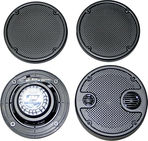 J&M Corporation J&M ROKKER™ XT Kit de altavoces traseros de 5.25" 06-13 Harley® Ultra # HURK-5252GTM-XTC