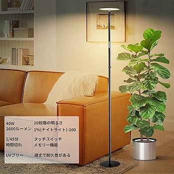 【chiphy】屋内植物のためのフルスペクトルLEDの植物ライト トレー付き フルスペクトルデスクLED成長ライト - Chiphy、40Wアルミニウム