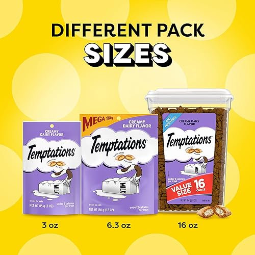 Miniatura 11 de Golosinas Temptations clásicas para gatos, empaque múltiple