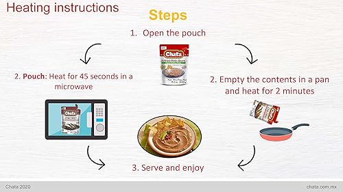 Miniatura 4 de Chata Bolsa de frijoles pintos refritos  Práctico + delicioso  Listo para comer  Sin conservantes  15.2 onzas (paquete de 2)