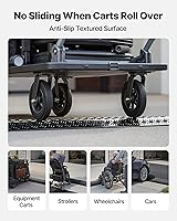 Vista 14 de VEVOR Rampa de cubierta de cable de caída de 3 piezas, capacidad de carga de 2,000 libras/eje, rampa protectora de manguera de cable resistente