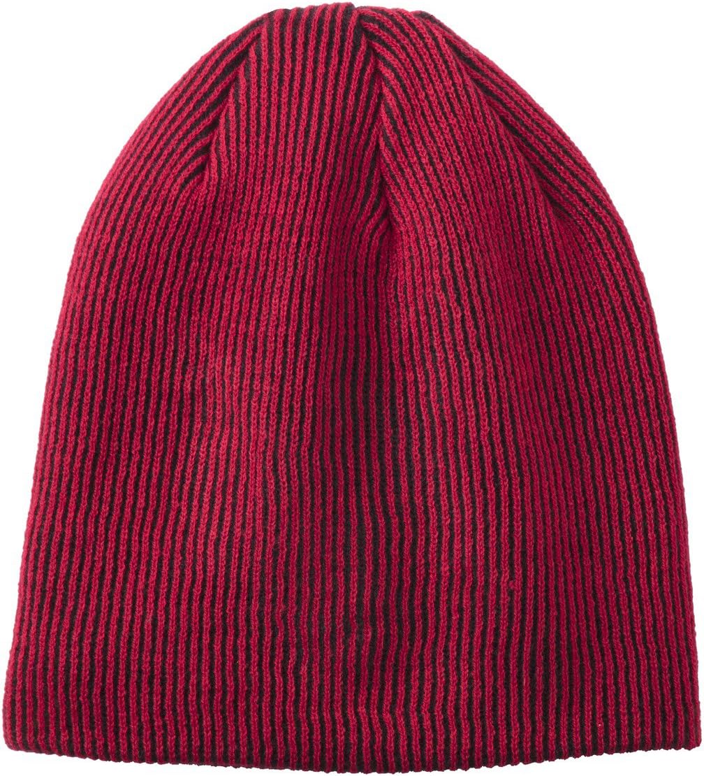 TOP HEADWEAR Rib Knit Slouch Beanie - Black/Iron Grey : Amazon.ca