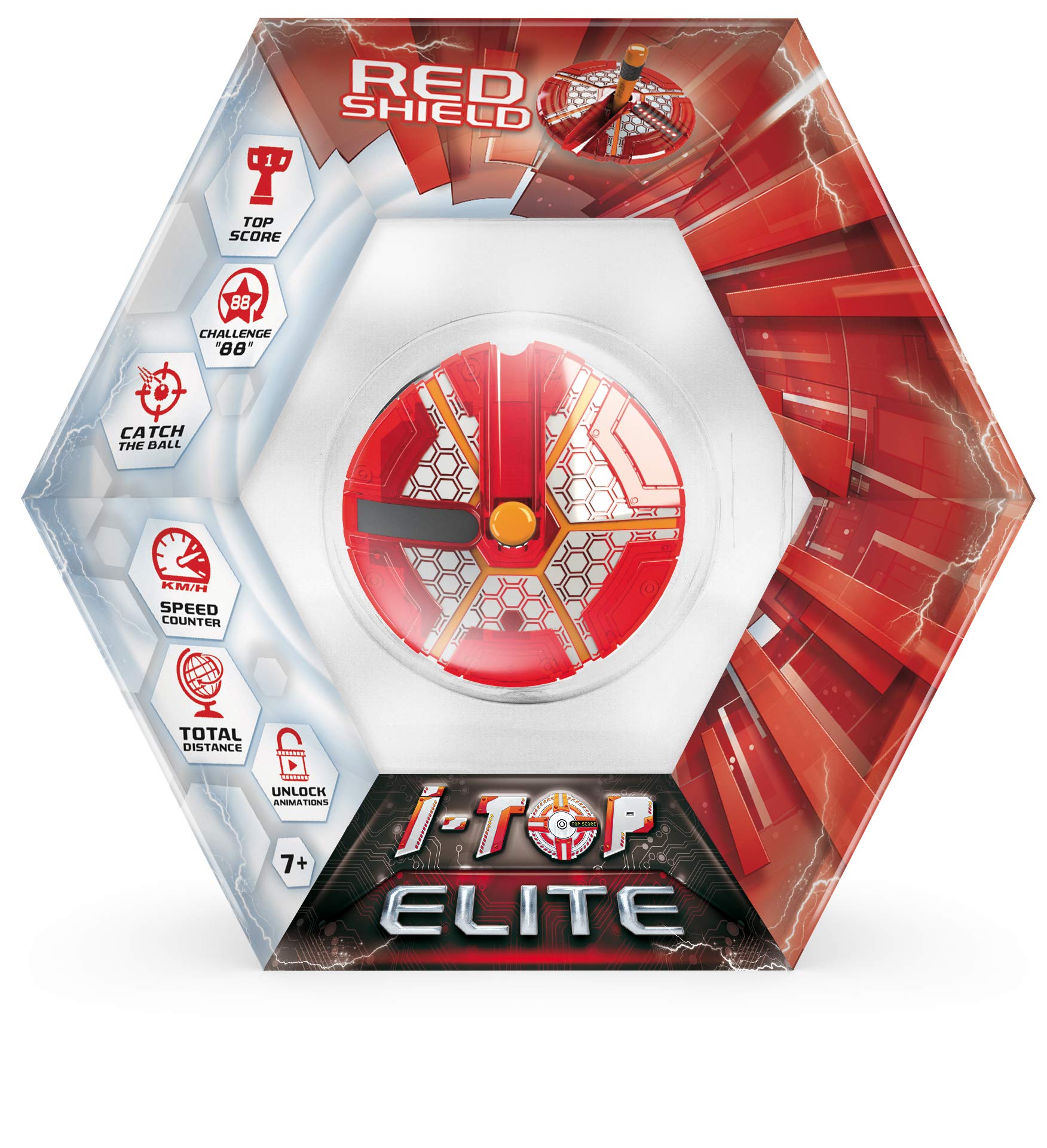 Goliath - ITOP Elite Hive Shield Rouge - toupie élétronique - à partir de 7 ans