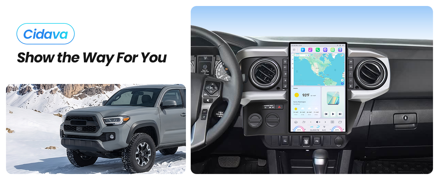Amazon.com: Cidava 13 Inch Car Radio for Toyota Tacoma 2016-2023