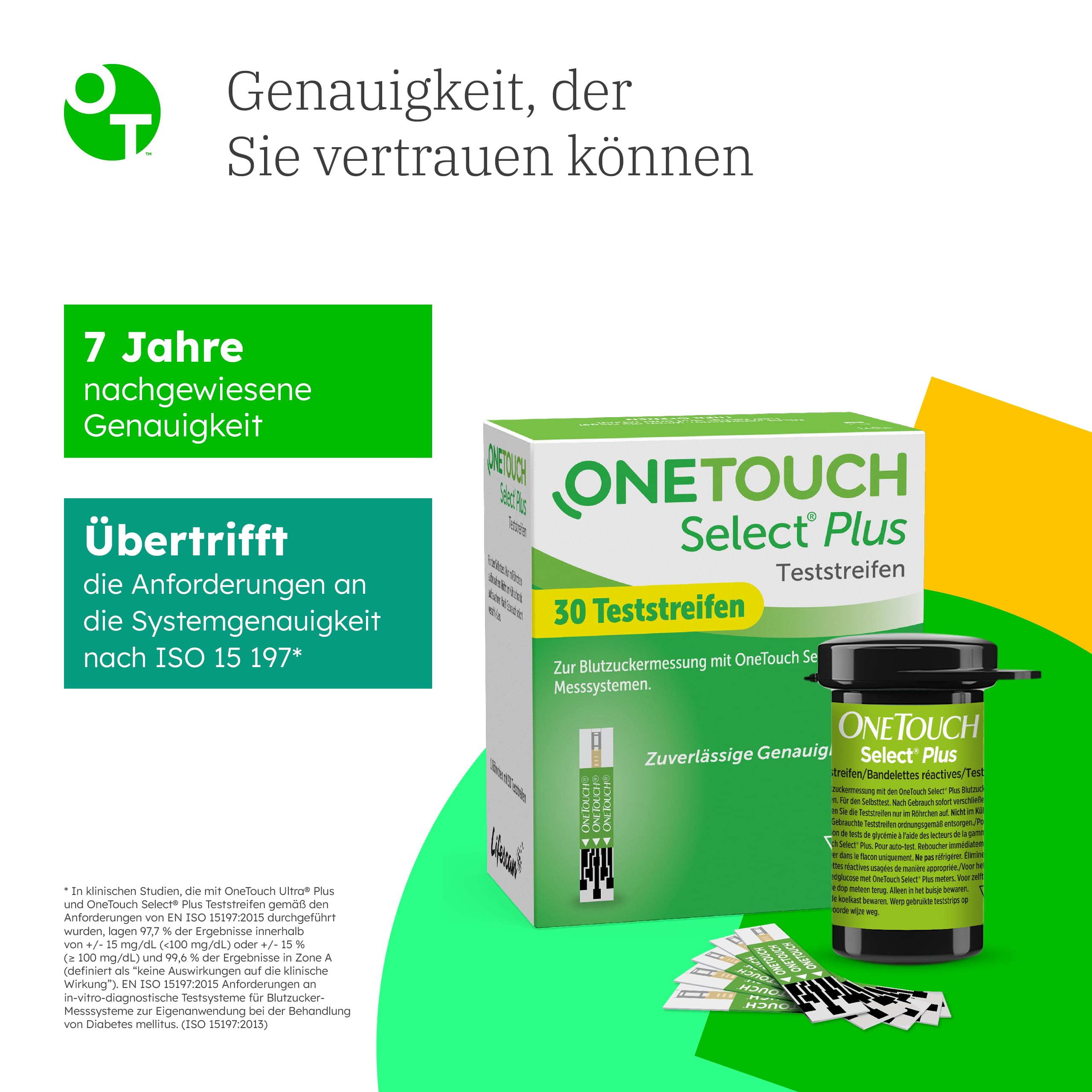 OneTouch Select Plus Kombi-Pack L für Blutzuckermessung |Teststreifen & Lanzetten für Diabetes (Zucker-Krankheit)| 90 Tests | 3 Packungen Teststreifen, je 30 Stück I 3 Packungen Lanzetten, je 30 Stück