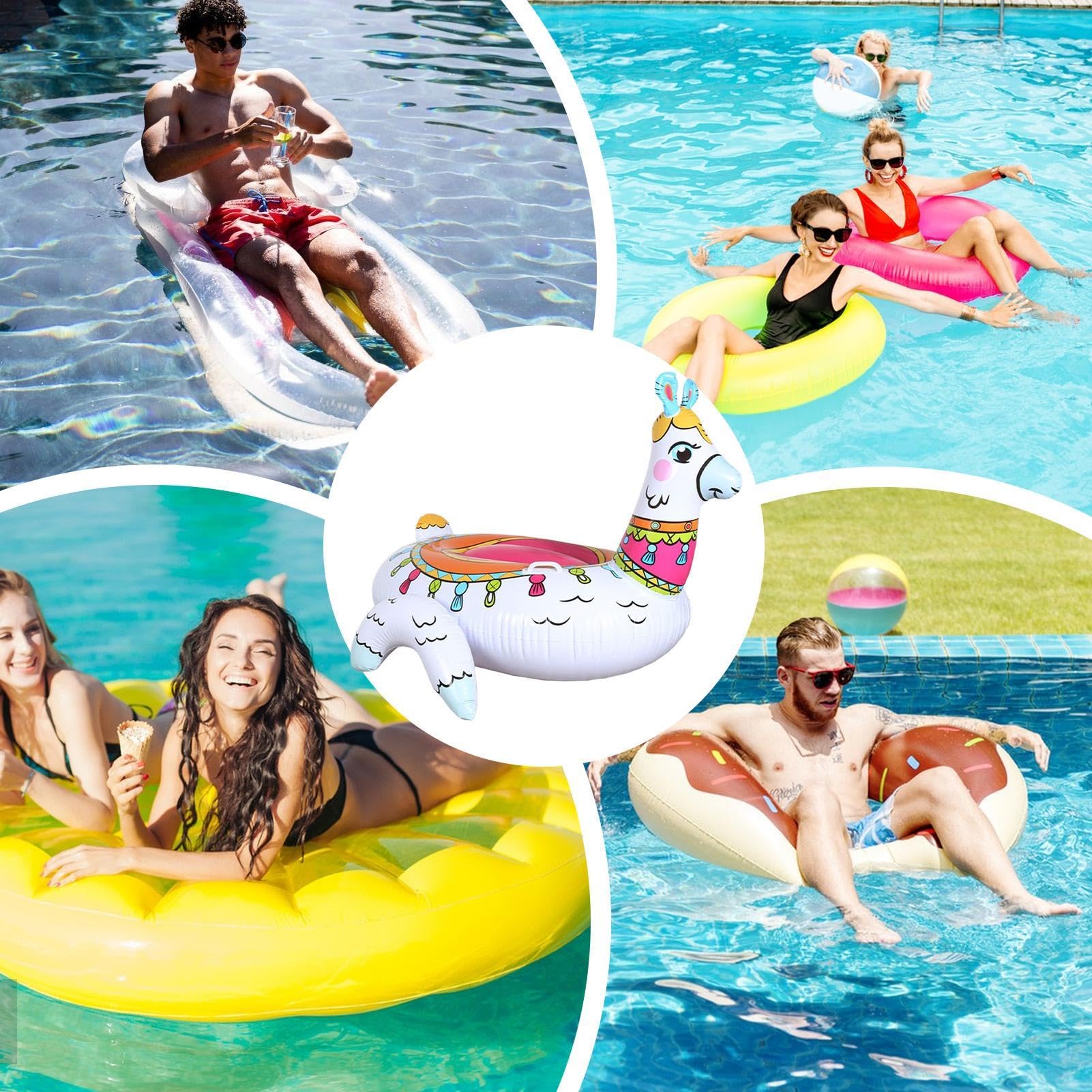 Galleggianti gonfiabili per piscina, divertenti e portatili | Poltrona da nuoto per bambini, ragazzi e famiglie, al mare, all'aperto, in giardino, in viaggio