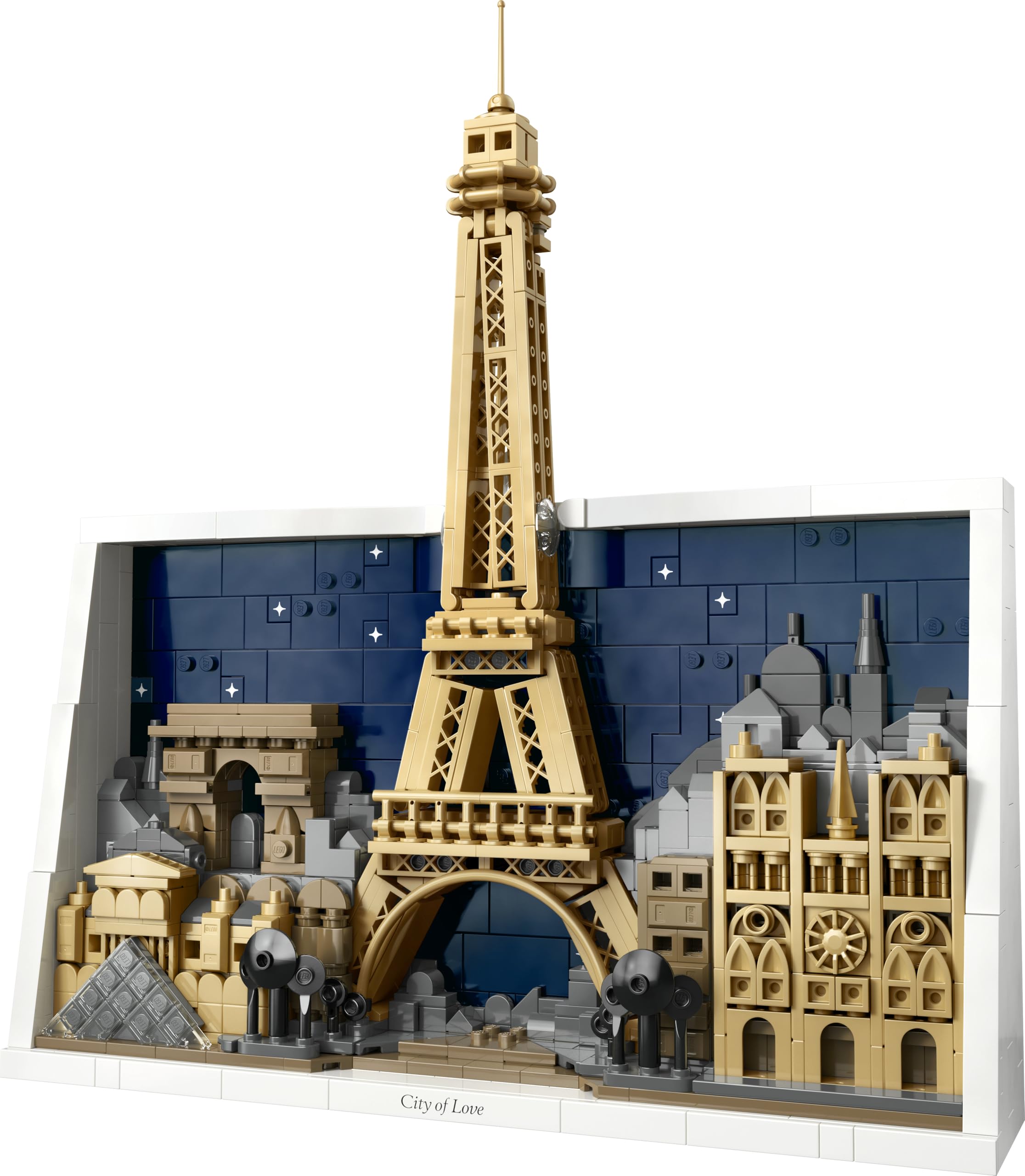 LEGO Architecture Parigi – La Città dell’Amore - Modellino da Costruire per Adulti Fai da Te - Decorazione per Casa o da Parete 3D con Paesaggio Parigino tra cui la Torre Eiffel - Idea Regalo - 21064