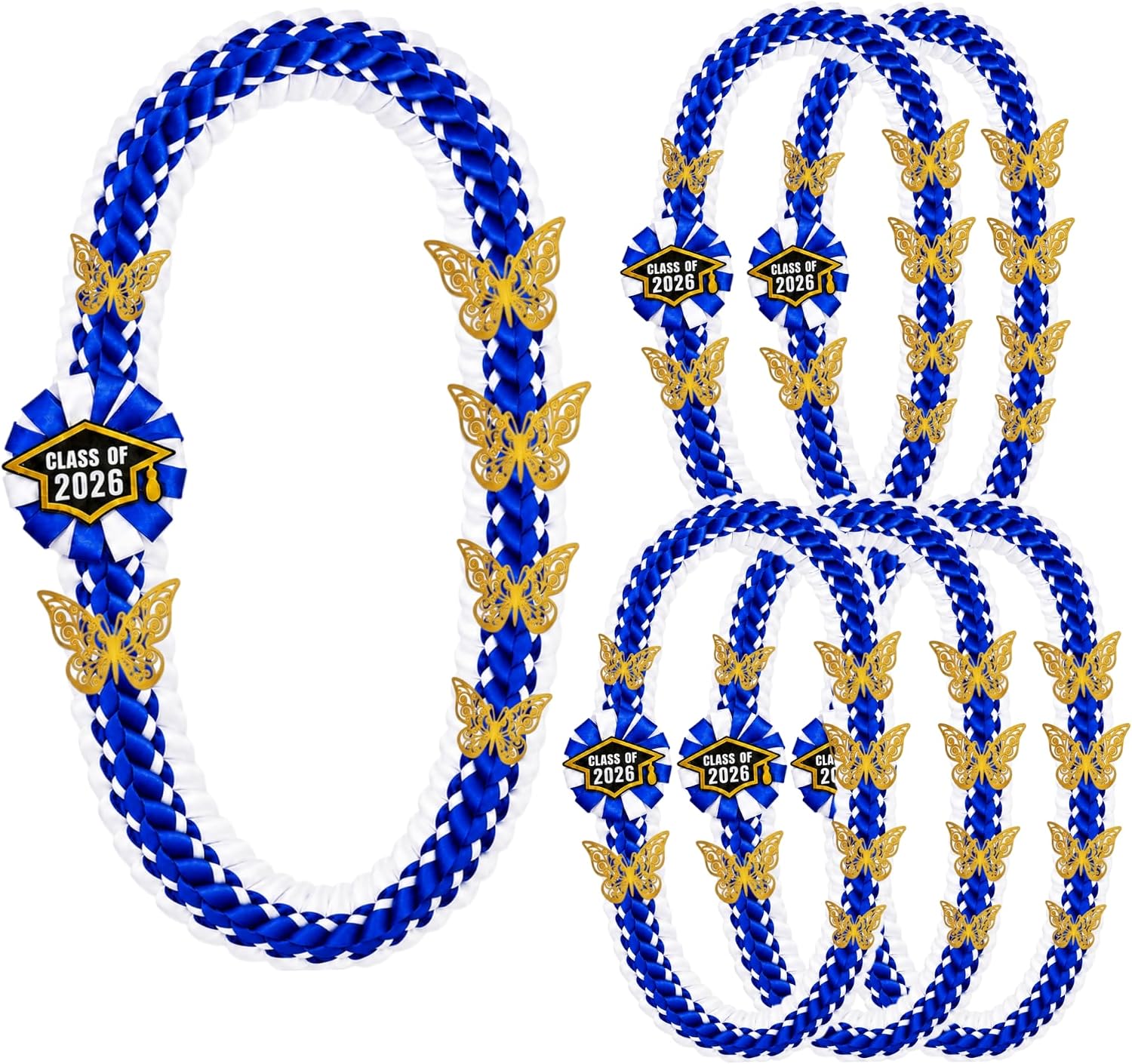 Geegoods Graduation Leis Class of 2026, Graduation Money Lei Ribbon Lei for High School College Graduation DIY Decor