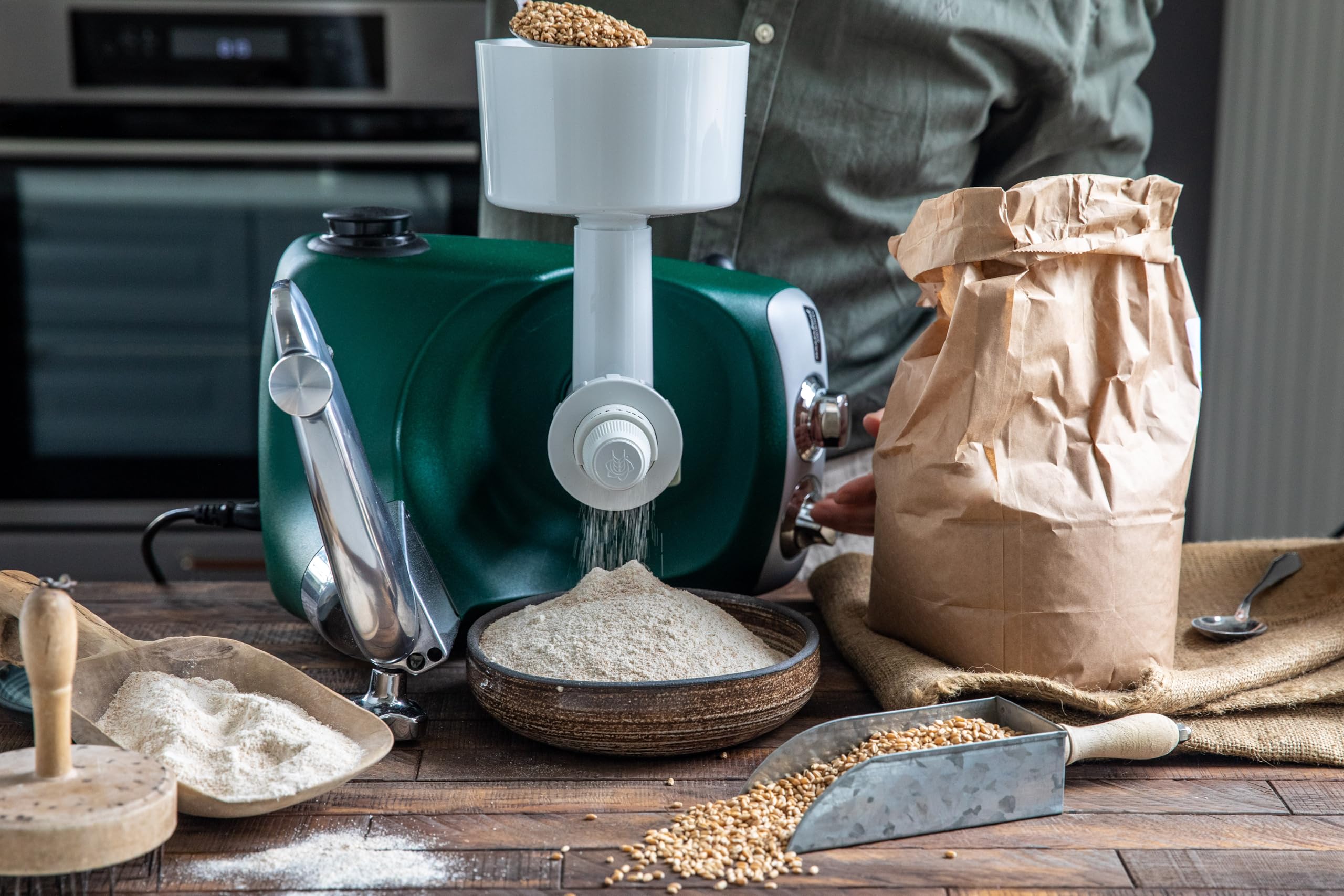 CHANNEL S アルメリックTACO GRINDER Amazon.com: Grain and Spice Mill for the Ankarsrum/Verona/DLX