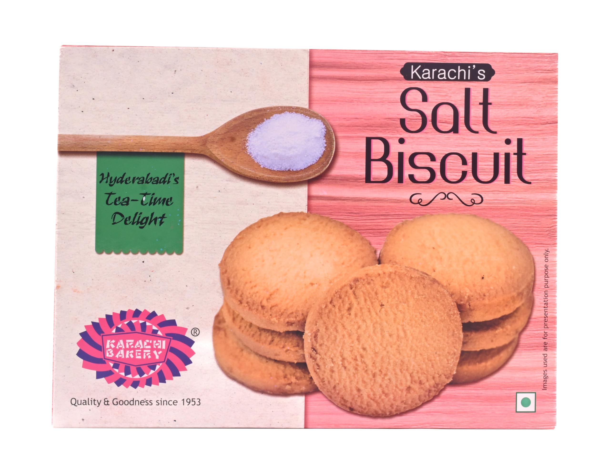 Karachi BakerySalt biscuits , 14.10 oz (400 g), indian snacks, cookies, biscuits