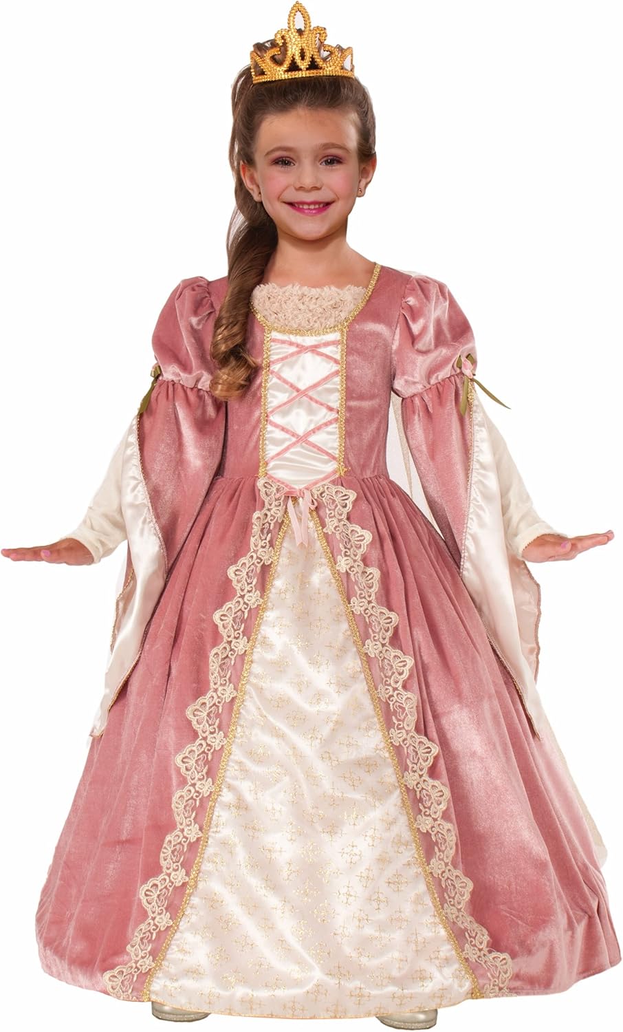 Forum Novelties Designer Collection Deluxe Victorian Rose Costume Dress Medium