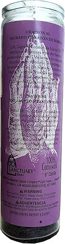 Miniatura 2 de Staci19 Sagrado Corazón de María (Sagrado Corazon De Maria) Perfume Devocional Vela Púrpura