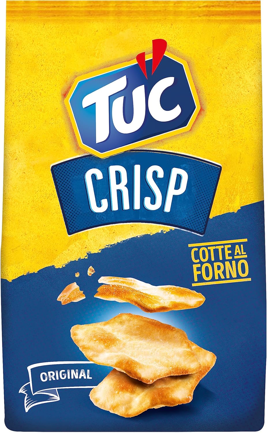 Tuc Crisp, Sfogliatine Croccanti a Base di Patate cotte al Forno con Grano 100% Italiano, 100g - Immagine 1
