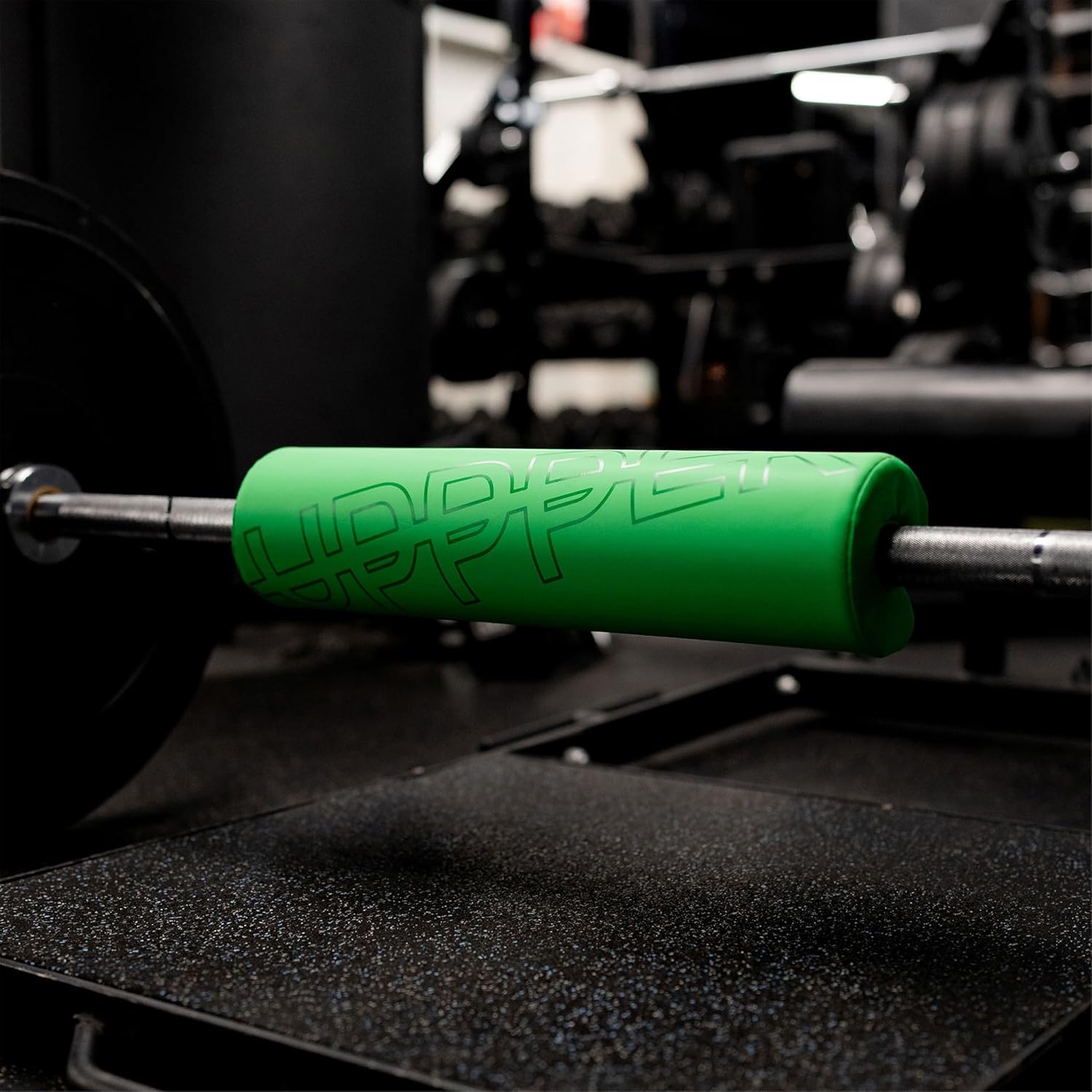 UPPPER Barbell Pad for Hip Thrusts, Glute Bridges, Neck Protection - 1.5” Thick Foam for Comfort and Support, Secure Hook-and-Loop Closure, Premium Materials - Fits Olympic & Standard Bars