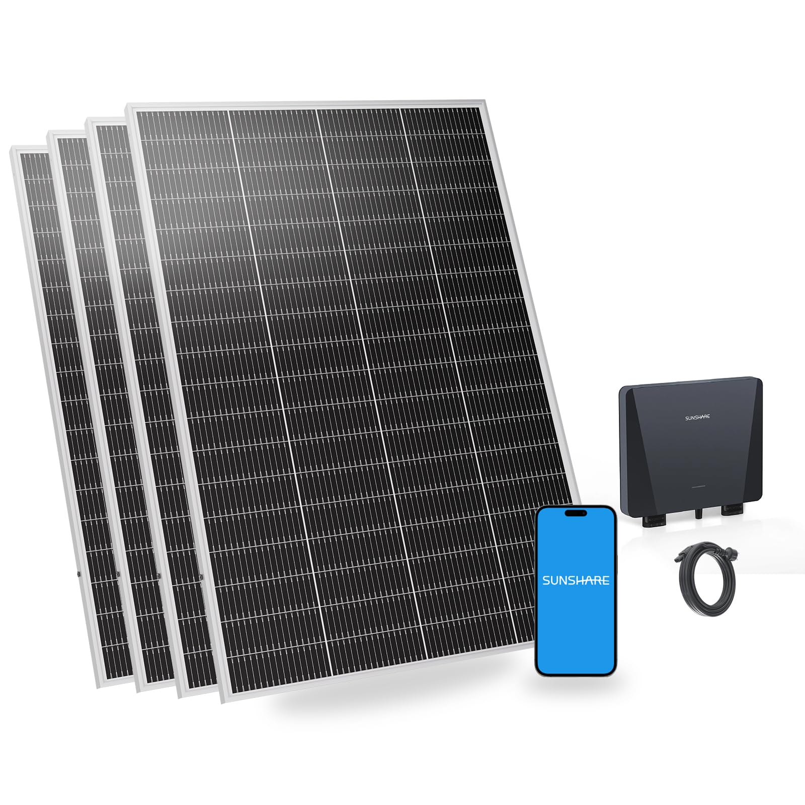 SUNSHARE Ray Lite Balkonkraftwerk 800 W Ray Lite Basic Kit