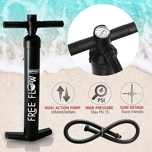 Miniatura 4 de SereneLife Tabla de remo inflable (6 pulgadas de grosor) con accesorios de SUP de primera calidad, asiento y bolsa de transporte  Aleta inferior