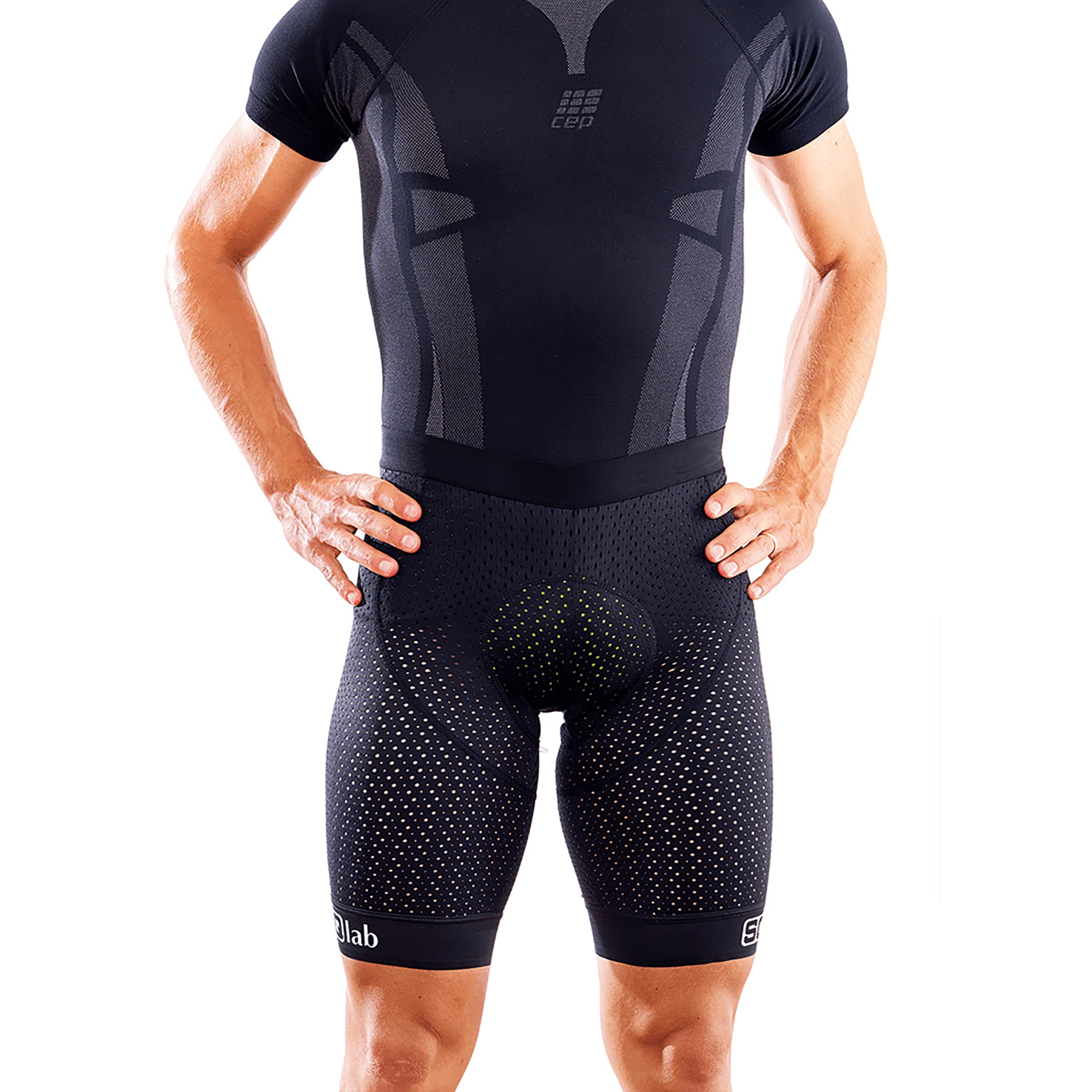 SQlab One10 MTB Tech/Trail Fahrrad Innenhose kurz schwarz 2025: Größe: XL (180-186cm)