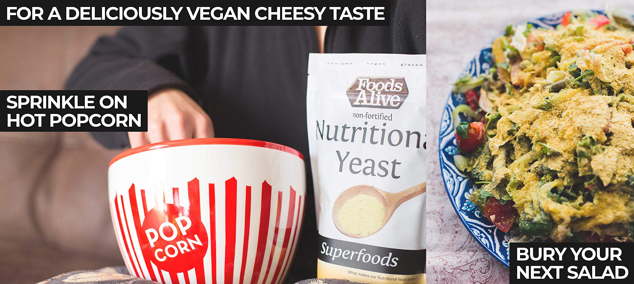 Buy Foods Alive Nutritional Yeast Flakes (Bulk 2lbs) NonFortified