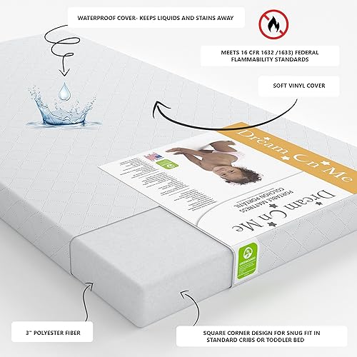 Miniatura 6 de Zodiak Corral portátil en negro, ligero, plegable y fácil de instalar, corral para bebé y portátil de fibra de 3 pulgadas, certificado Greenguard