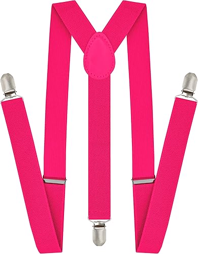 Dibi Tirantes ajustables en Y para hombres, mujeres, adolescentes y niños, tirantes con clips fuertes