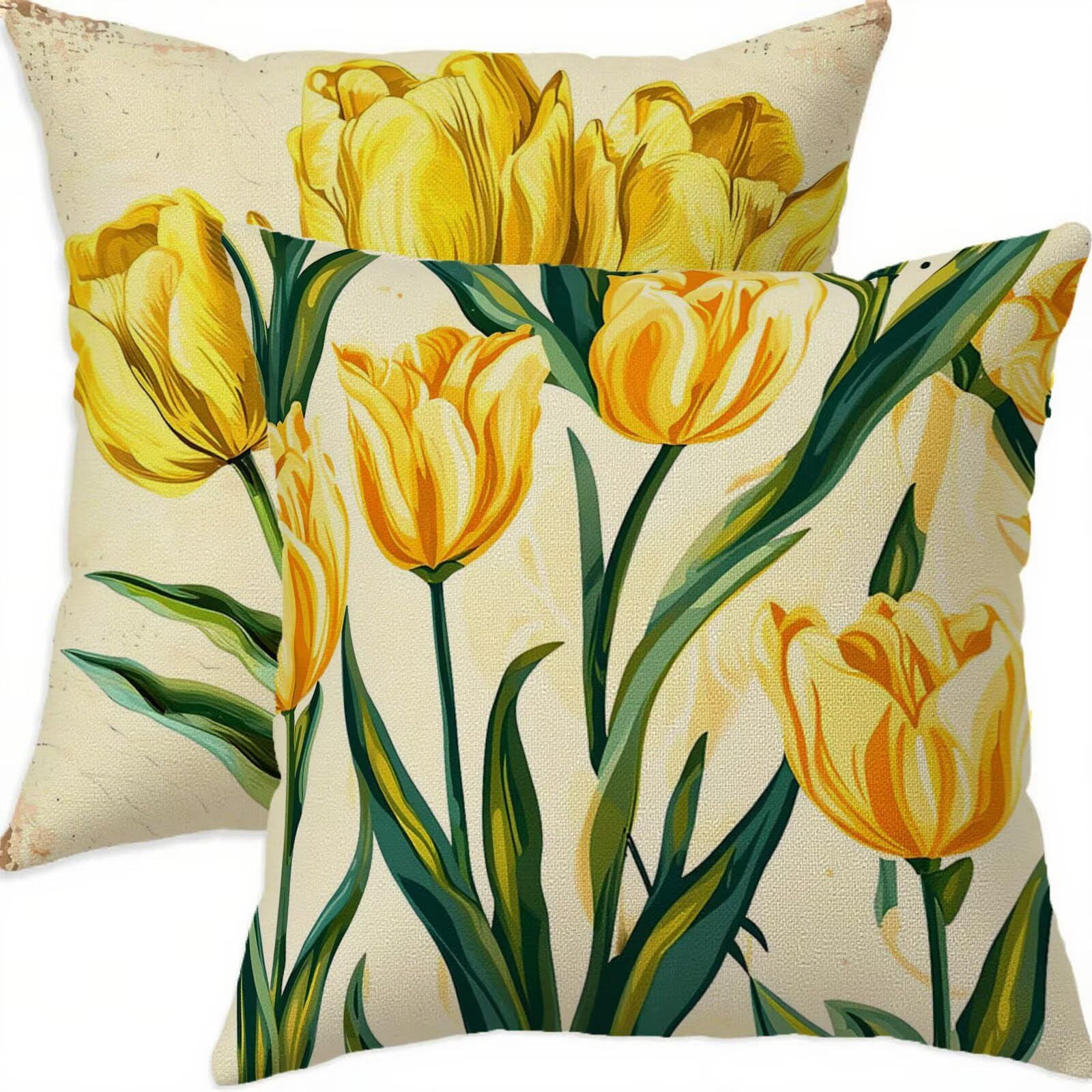 Housse de coussin imperméable 70x70cm avec zip invisible pour terrasse