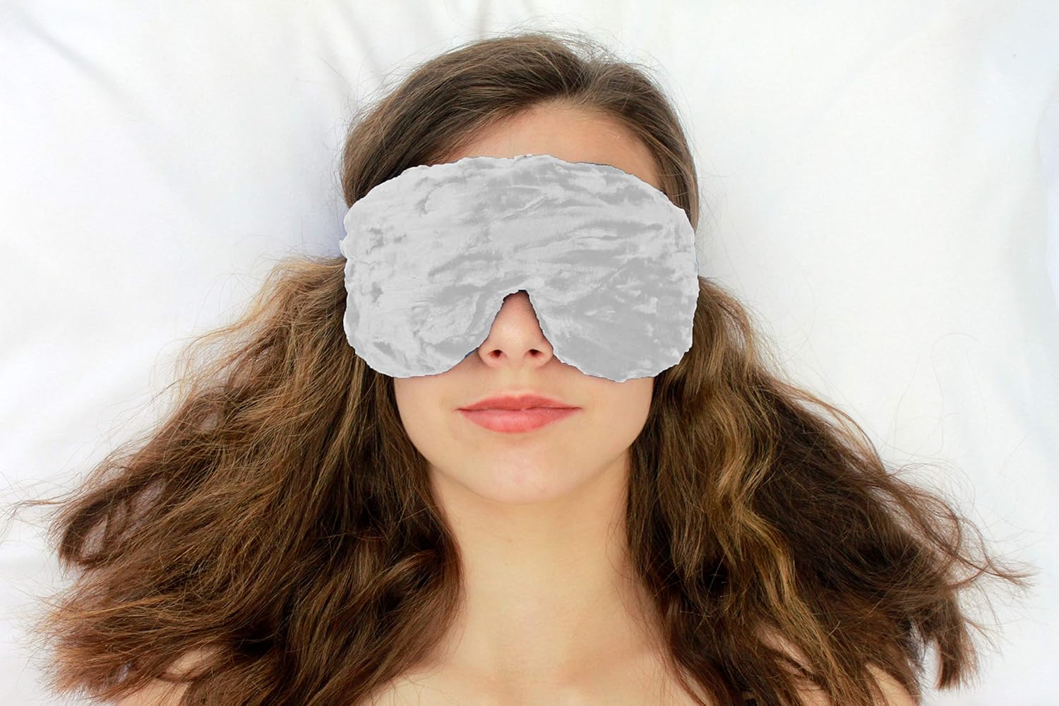 Luxe Handmade Blackout Sleep Eye Mask - Adjustable Strap - Unscented - Lovely Lilac - TEM- LL