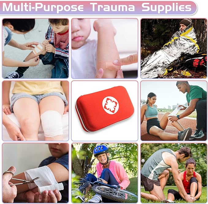 Ultimate 274pc First Aid Kit for Outdoor Adventures & Travel