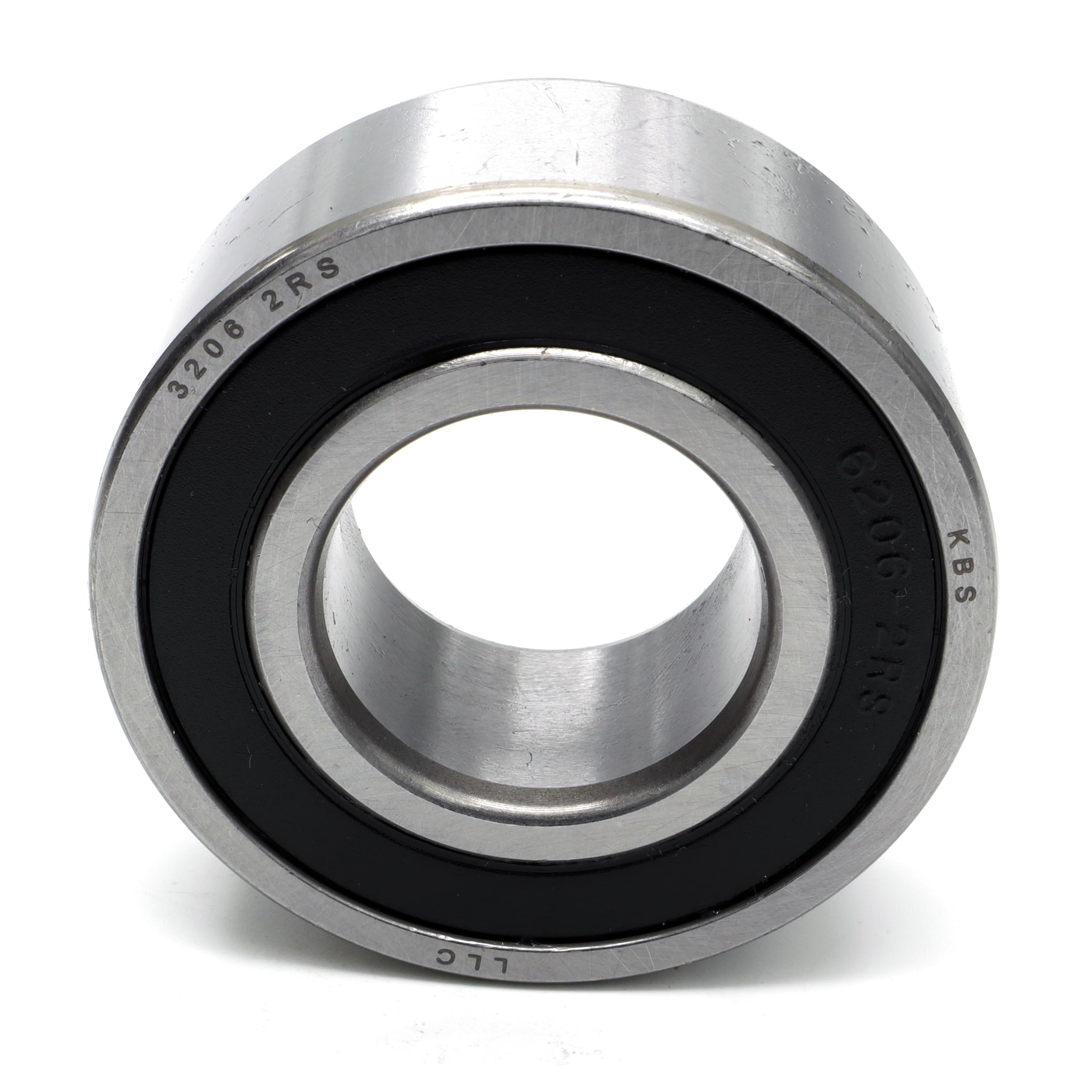 Schrägkugellager 3206 2RS 30x62x23,8mm, DIN 628, zweireihig, Reibungsarm, abgedichtetes Lager für radiale & axiale Belastungen, Ideal für Industrie- & Automobilanwendungen