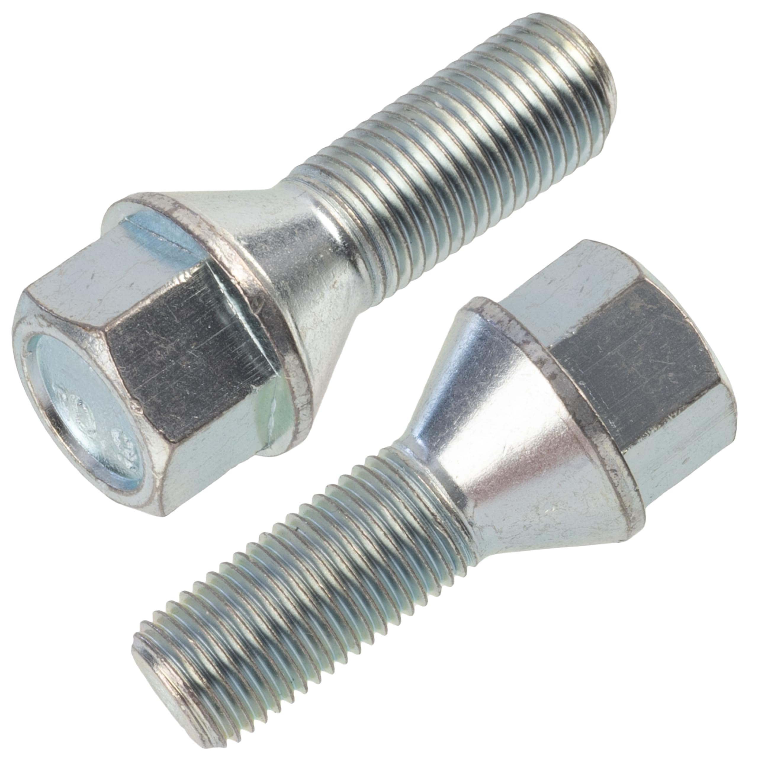 RISON-Titanium 20 Pezzi Bulloni Ruota in Titanio M12x1.25x28mm, Bulloni Prigioniero con Sede Conica per Ruote di Ricambio, Accessori Auto per Cerchi e Cambio Gomme, Leggero & Alta Resistenza