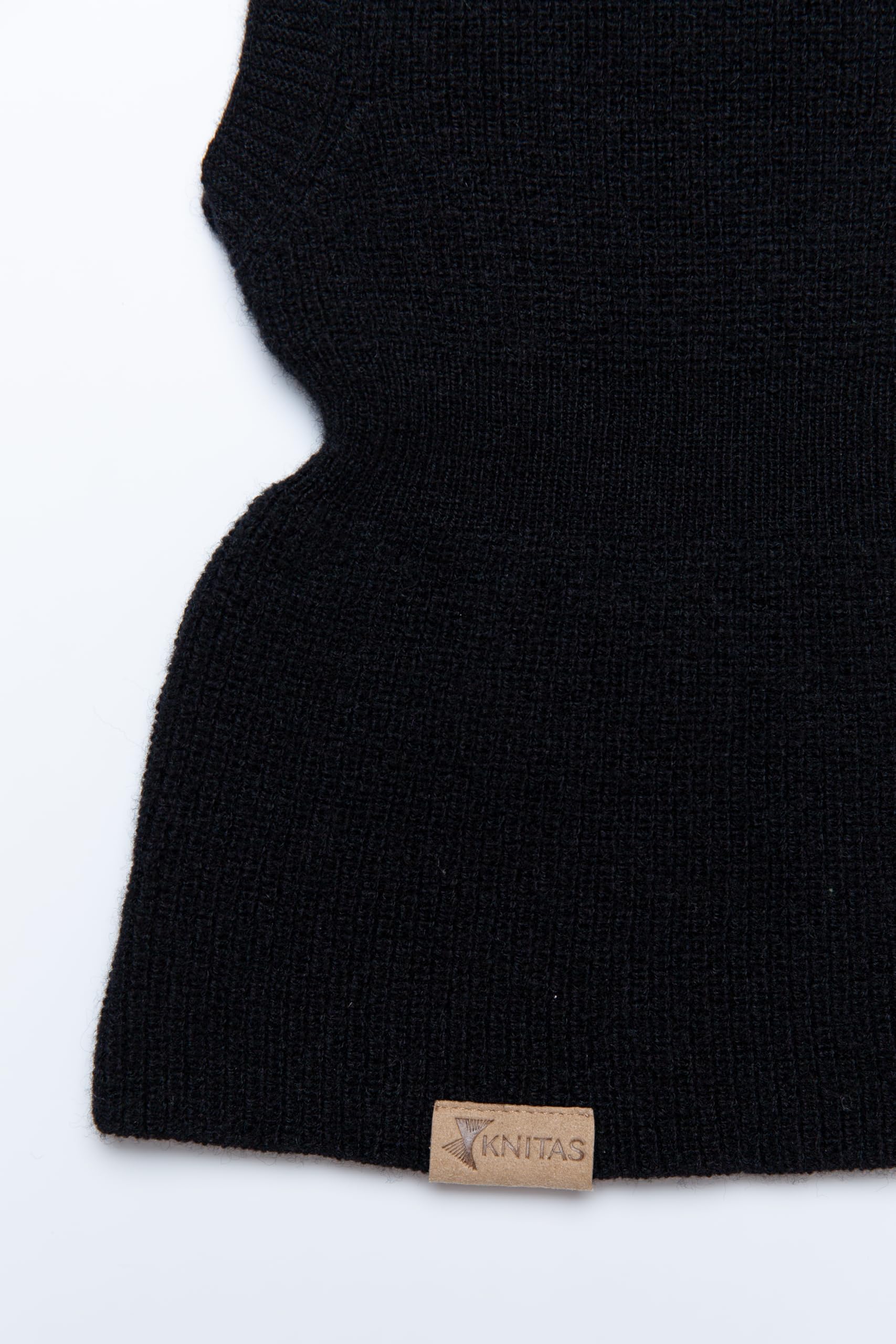 Bonnet tricoté à Une Couche en Laine mérinos et Cachemire (-5+10°C) pour bébés, Tout-Petits I Cagoule Super Douce I Printemps, Automne Chapeau pour Enfant en Beige, Rose, Gris, Fuchsia, Noir