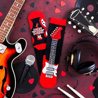 Lavley Funny Socks For Geeks - Cool Gifts for Gamers, Musicians and Teachers