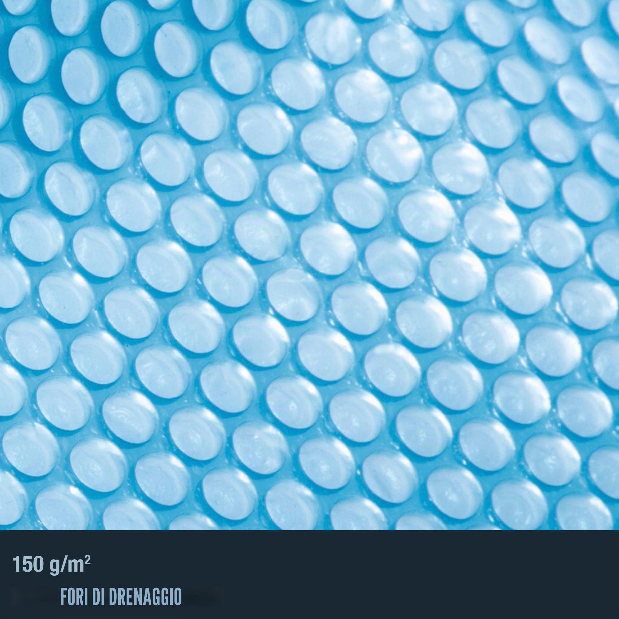 Intex 28017 - Telo Termico per Piscina Rettangolare, Polietilene, Blu, 732x366 cm