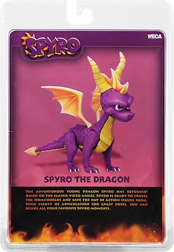 Miniatura 4 de NECA - Spyro The Dragon - Figura de acción a escala de 7" - Spyro