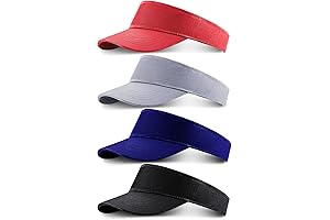 4 Pieces Kids Visor Boys for Sports Fun - Adjustable Baseball Cap...