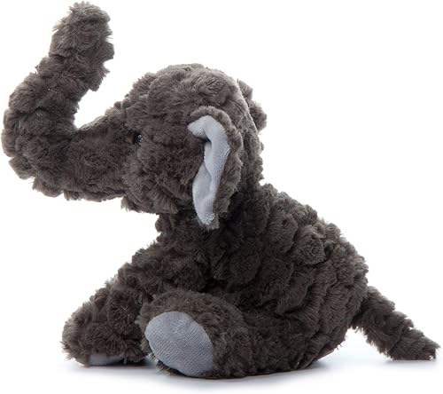 Miniatura 3 de The Petting Zoo Peluche de elefante floppy, regalos para niños, animales salvajes de la vida silvestre, elefante de 9 pulgadas