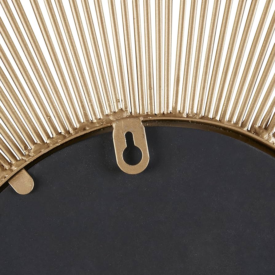 新品 壁掛けMadison Park マディソンパーク サンバーストミラー Amazon.com: Madison Park Wall Décor Fiore Metal Sunburst