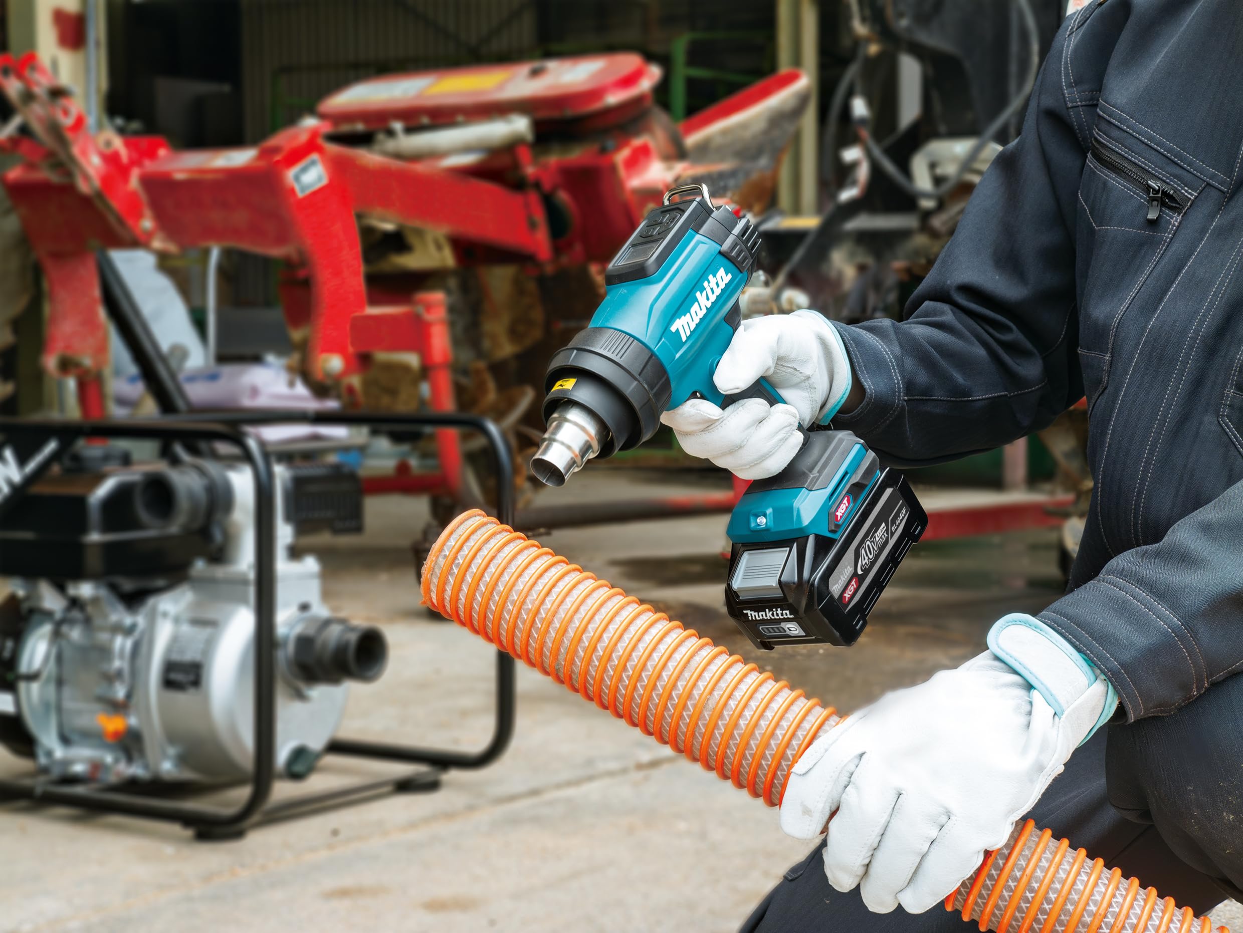 Makita HG001GZ01 Akku-Heißluftgebläse 40V max. im Transportkoffer