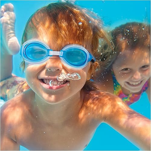 Miniatura 3 de SwimWays Paquete económico, gafas Guppy de cara de pez, natación suave y entrenador de patadas de monstruos marinos, aprende a nadar Kickboard