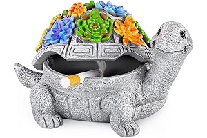 Ashtrays with Lid: Functional Turtle-Shaped Masterpiece