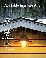 Vista 7 de Solar Pendant Light Indoor Outdoor, Solar Shed Light IP65 Waterproof Metal Powered Hanging Chandelier, Gazebo Lights with Pull Cord for Garden