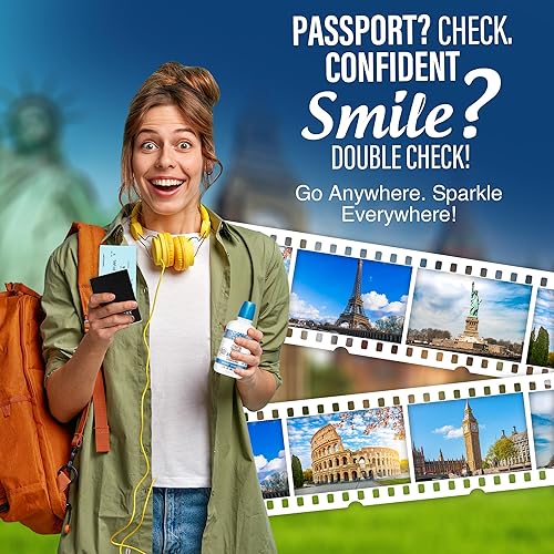 Miniatura 6 de GuruNanda Oxyburst - Enjuague bucal blanqueador de dientes, sin alcohol ni flúor, con peróxido de hidrógeno y 7 aceites esenciales, para frescura