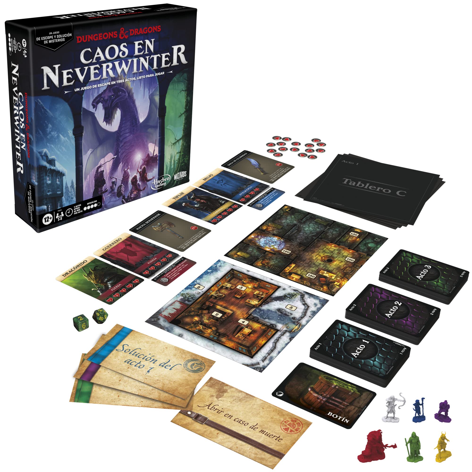Dungeons & Dragons: Chaos in Neverwinter - an Escape & Mystery Solution Game - D&D Cooperative Board Game for 2 to 6 Players - Image 2